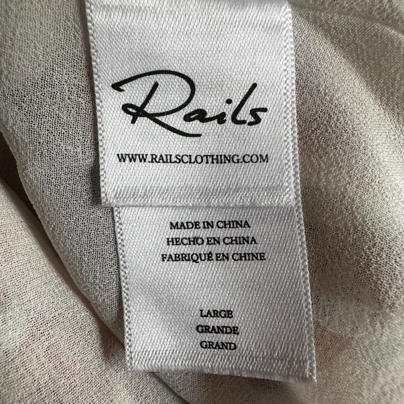 Rails Floral Midi Dress - Pink and White - Picture 5 of 10